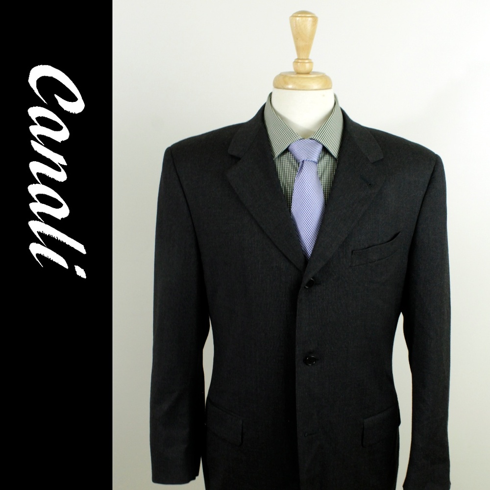 Canali Proposta 50/40R Dark Gray 3B Sport Coat 278